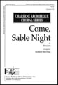 Come Sable Night SATB choral sheet music cover